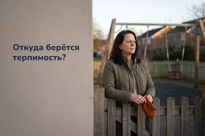 Откуда берётся терпимость? — женщина остановилась у ворот пустой площадки под низким солнцем